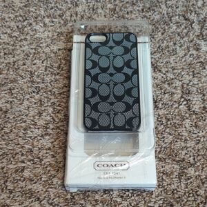 New Coach Black Patterned iPhone 5 Case
